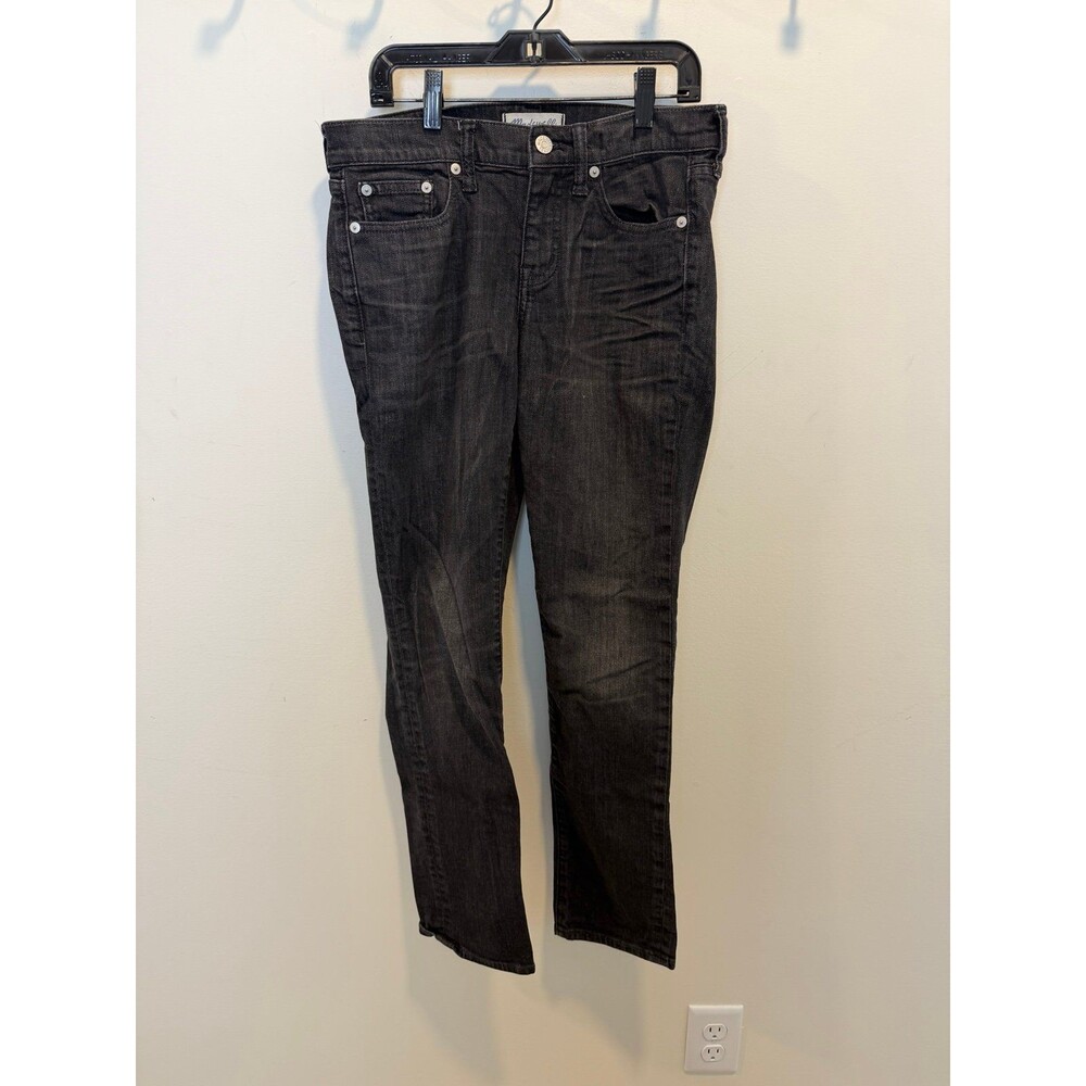 Madewell Slim Boyjean Pants - 25 - Black/Gray